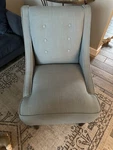 Accent Chair Light Blue From Target Used. Price: $80.00.