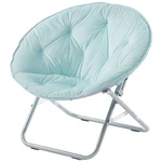 Urban Lifestyle Micromink Saucer Chair, Light Blue Mint New. Price: $57.22.