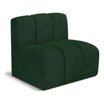 Meridian Furniture Arc Green Boucle Fabric Straight Chair New. Price: $546.76.