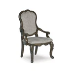 Signature Design By Ashley Maylee Dining Arm Chair, Set Of 2, Dark Brown New. Price: $370.82.