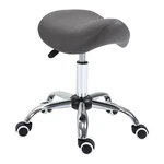 Homcom Ergonomic Rolling Saddle Stool Pu Leather Hydraulic Spa Height New. Price: $56.00.