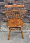 Ethan Allen Baumritter Nutmeg Heirloom Comb Back Swivel Chair Maple #10-6051 Used. Price: $159.99.
