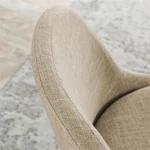 Leick Home Barrelback 31" Metal Dining Chair Oatmeal/pewter (set Of 2) New. Price: $448.24.