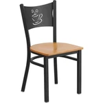 Flash Furniture Hercules Black Coffee Chair, Wood Seat XU-DG-60099-COF-NATW-GG New. Price: $134.99.