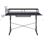 Techni Sport Carbon Computer Gaming Desk With Shelving New. Price: $115.99.