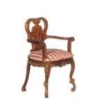 Dolls House Belter Carver Chair Regency Pink & Walnut Jbm Dining Room Furniture New. Price: $98.23.