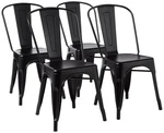 Amazon Basics Metal Dining Chairs, Easy To Assemble, Indoor/outdoor, Stackabl... New. Price: $208.71.