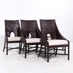 Barbara Barry For Baker Mcguire Tobacco Cane Dining Chairs - Set Of 6 Used. Price: $8347.00.