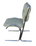 Vintage Chrome Cantilever Dining Chair Four Available Set Used. Price: $400.00.