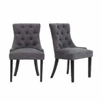 Stylewell Bakerford Ebony Wood Upholstered Dining Chair. 2 Pack New. Price: $222.30.