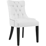 Modway Regent 20.5" Tufted Vegan Leather And Solid Wood Dining Chair White New. Price: $170.12.