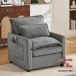 Gdfstudio Modern Accent Chair, Plush Single Seat Armchair With Double Grey New. Price: $288.92.