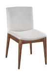 Mid Century Upholstered Dining Chairs Set Of 2 Solid Wood Amish Custom New. Price: $849.00.