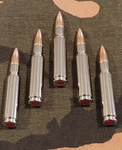 308 Win. Snap Caps Set Of 5 "nickel And Fmj" Real Weight!! New. Price: $13.49.