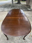 Ethan Allen Solid Cherry Queen Anne Dining Table Georgian Court Collection Used. Price: $495.00.