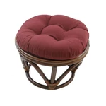 Rattan Footstool With Twill Cushion New. Price: $69.88.