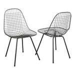Pair Early 1951 Herman Miller Eames DKX-1 Chairs 1ST Generation Patent Pending Used. Price: $895.00.