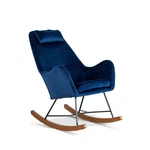 Ashcroft Chelsea Blue Velvet Nursery Rocking Chair New. Price: $343.01.