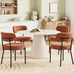 Dumos Mid Century Modern Dining Chairs Set Of Orange DU-6209OG-4P New. Price: $259.99.