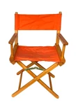Vintage Folding Director's Chair Canvas Oak Wood Frame Mcm Used. Price: $35.00.