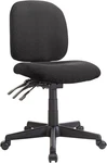 Workpro Mobility Multi-function Fabric Task Chair, Black/black X 39" New. Price: $349.93.