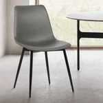 Monte Gray Faux Leather Armless Dining Chair New. Price: $139.91.
