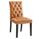 Modway Duchess Button Tufted Vegan Leather Dining Chair Tan New. Price: $119.79.