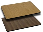 Flash Furniture Natural/walnut Reversible Top, 24 X 30 Glenbrook New. Price: $55.00.