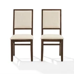 Crosley Furniture Joanna 2PC Upholstered Back Dining Chair Set Dark Oak/creme New. Price: $218.07.