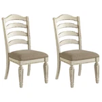 Signature Design By Ashley Realyn Dining Room Upholstered Chair, Set Of 2, New. Price: $225.37.