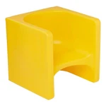 3 In 1 Cube Chair, Children's Furniture, Yellow New. Price: $54.99.