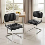 Canglong Faux Leather Dining Chairs Set Of 2, Modern Upholstered Room New. Price: $147.99.
