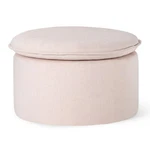 Maven Lane Lyra Contemporary Ottoman In Cream Fabric Upholstery New. Price: $68.99.