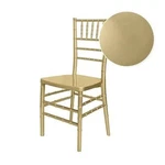 Chivari Premium Chiavari Toughresin Chairs Fully ASSEMBLED(2, Sparkling Gold) Used. Price: $159.74.