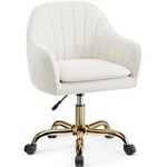 Bestera Vanity Chair With 21.65 X 17.32 20.87 Inches, Beige New. Price: $127.99.