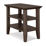 Simplihome Acadian Solid Wood 14 Inch Wide Rectangle Transitional Narrow Side New. Price: $155.86.