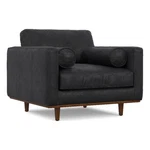 Simpli Home Morrison 42 Inch Wide Mid-century Modern Arm Chair Lead Black New. Price: $1581.82.