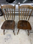 Lot Of 2 Beautiful Ethan Allen Old Tavern Pine Collection Dining Room Chairs Used. Price: $299.99.