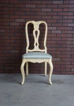 Ethan Allen Country French Hand Decorated Splat Back Dining Chair Desk Used. Price: $595.00.