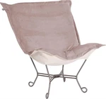 Scroll Puff Chair In Bella Ash-ultimate Comfort New. Price: $1239.00.
