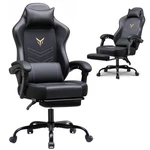 Gtplayer Gaming Chair With Footrest, Recliner Headrest & Lumbar Su... New. Price: $135.05.