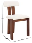 Safavieh Cayde Boucle Dining Chair, Reduced Price 2172793330 DCH8807A Open. Price: $103.00.