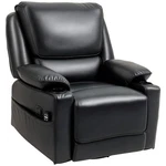 Homcom Massage Recliner Chair With Heat, Swivel Rocker Footrest, Black New. Price: $291.99.