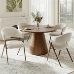 Dining Chairs Set Of 4 Mid Century Modern Padded Seat Iron Legs Beige Colamy New. Price: $369.99.