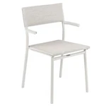 Lafuma Duo Oron Durable Outdoor Dining Armchair, Sand/pebble (set Of 2) (used). Price: $194.63.
