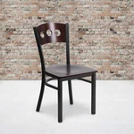 Flash Furniture Bk/wal 3 Circ Chair-wood SEAT,PK2 2-XU-DG-6Y2B-WAL-MTL-GG New. Price: $234.47.