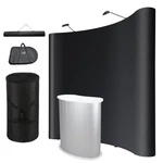 Instahibit 10X8 Ft Pop Up Backdrop Booth Stand W/ Podium Table Counter Tradeshow New. Price: $459.90.