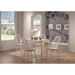 Coaster Hesperia Windsor Dining Side Chair Natural Brown And White (set Of 4) New. Price: $254.64.