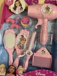 Disnep Princess Glamour Hair Set, Girl Dyer, Curling Iron Comb, Mirroretc New. Price: $27.00.