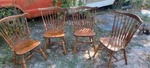 Ethan & Allen 10-6020 American Traditional Fiddleback Side Chair Set Of 4 Used. Price: $599.97.